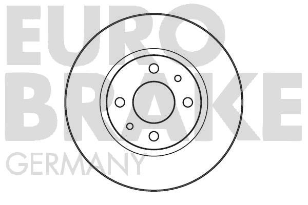 Eurobrake 5815202316 Unventilated front brake disc 5815202316: Buy near me in Poland at 2407.PL - Good price!
