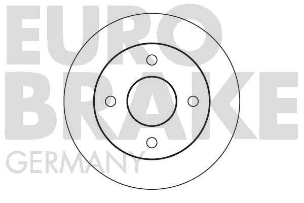 Eurobrake 5815202212 Unbelüftete Bremsscheibe vorne 5815202212: Kaufen Sie zu einem guten Preis in Polen bei 2407.PL!