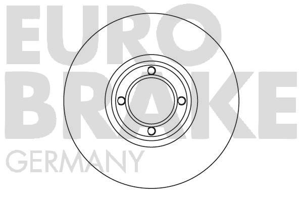 Eurobrake 5815201210 Тормозной диск 5815201210: Отличная цена - Купить в Польше на 2407.PL!