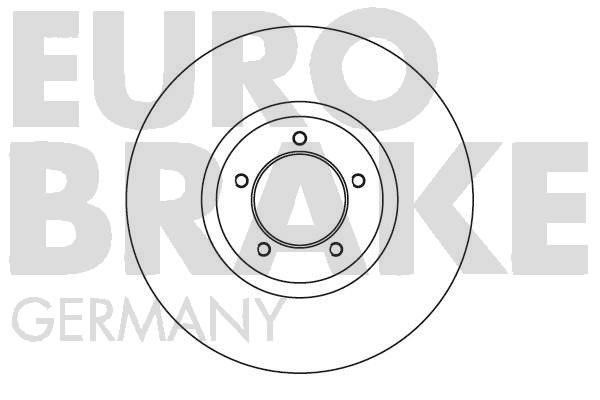 Eurobrake 5815202511 Innenbelüftete Bremsscheibe vorne 5815202511: Kaufen Sie zu einem guten Preis in Polen bei 2407.PL!