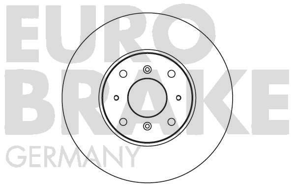 Eurobrake 5815204010 Innenbelüftete Bremsscheibe vorne 5815204010: Kaufen Sie zu einem guten Preis in Polen bei 2407.PL!