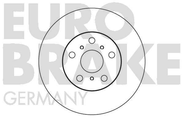 Eurobrake 5815204538 Диск тормозной 5815204538: Отличная цена - Купить в Польше на 2407.PL!