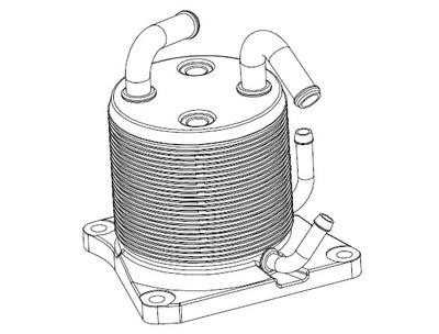 Luzar LOC 1459 Oil Cooler, automatic transmission LOC1459: Buy near me in Poland at 2407.PL - Good price!