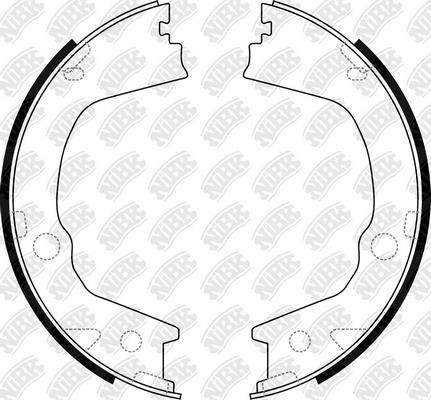 NiBK FN0709 Parking brake shoes FN0709: Buy near me at 2407.PL in Poland at an Affordable price!