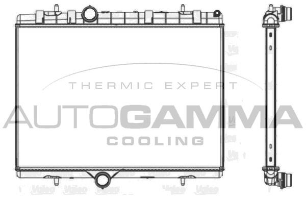 Autogamma 107623 Kühler motorkühlung 107623: Kaufen Sie zu einem guten Preis in Polen bei 2407.PL!