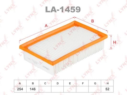 LYNXauto LA-1459 Air Filter LA1459: Buy near me at 2407.PL in Poland at an Affordable price!