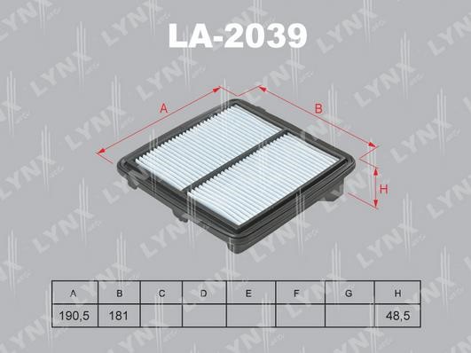 LYNXauto LA-2039V Filter LA2039V: Buy near me in Poland at 2407.PL - Good price!