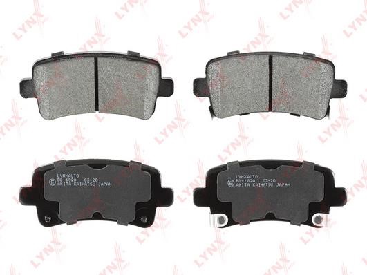 LYNXauto BD-1820 Rear disc brake pads, set BD1820: Buy near me in Poland at 2407.PL - Good price!