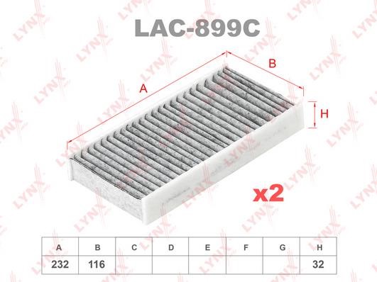 LYNXauto LAC-899C Filter, Innenraumluft LAC899C: Kaufen Sie zu einem guten Preis in Polen bei 2407.PL!