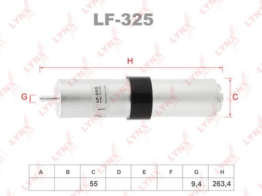 LYNXauto LF-325 Фільтр палива LF325: Приваблива ціна - Купити у Польщі на 2407.PL!