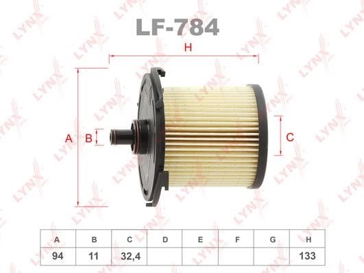 LYNXauto LF-784 Fuel filter LF784: Buy near me in Poland at 2407.PL - Good price!