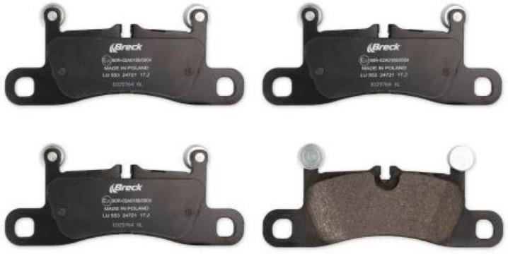 Breck 24721 00 553 00 Brake Pad Set, disc brake 247210055300: Buy near me in Poland at 2407.PL - Good price!
