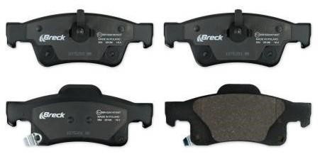 Breck 25196 00 554 00 Brake Pad Set, disc brake 251960055400: Buy near me at 2407.PL in Poland at an Affordable price!