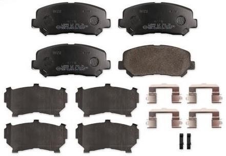 Breck 25564 00 701 10 Brake Pad Set, disc brake 255640070110: Buy near me in Poland at 2407.PL - Good price!