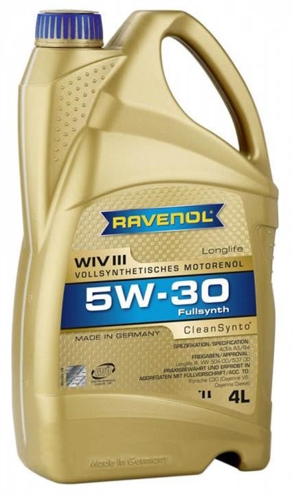 Ravenol 1111120-004-01-999 Engine oil Ravenol WIV III 5W-30, 4L 111112000401999: Buy near me in Poland at 2407.PL - Good price!