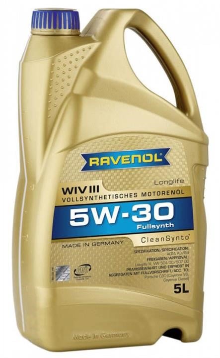 Ravenol 1111120-005-01-999 Engine oil Ravenol WIV III 5W-30, 5L 111112000501999: Buy near me in Poland at 2407.PL - Good price!