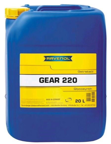 Ravenol 1332309-020-01-999 Transmission oil RAVENOL GETRIEBEOEL GLYCOSYNTH GEAR 220, 20L 133230902001999: Buy near me in Poland at 2407.PL - Good price!