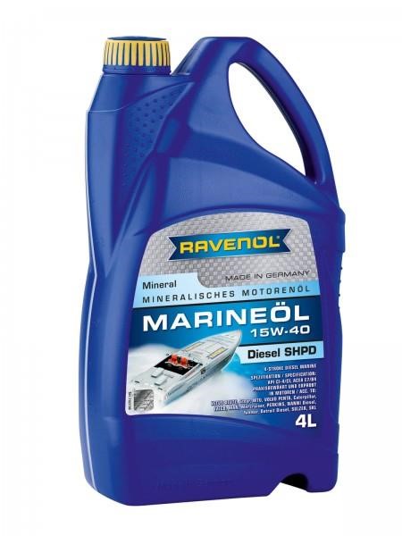 Ravenol 1163100-004-01-999 Моторное масло RAVENOL MARINEOIL DIESEL SHPD 15W-40, API CF/CI-4, ACEA B4/E7, 4л 116310000401999: Отличная цена - Купить в Польше на 2407.PL!