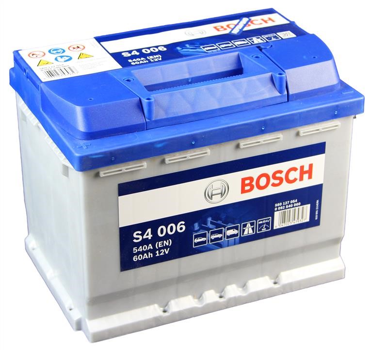 Starterbatterie Bosch 12V 60AH 540A(EN) L+ - 0092S40060 Bosch -  Shop