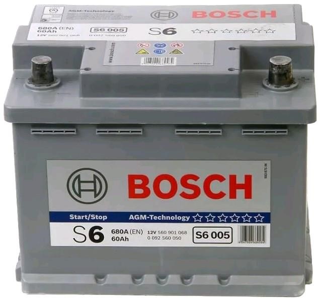 Bosch 0 092 S60 050 Аккумулятор Bosch 12В 60Ач 680А(EN) R+ 0092S60050: Отличная цена - Купить в Польше на 2407.PL!