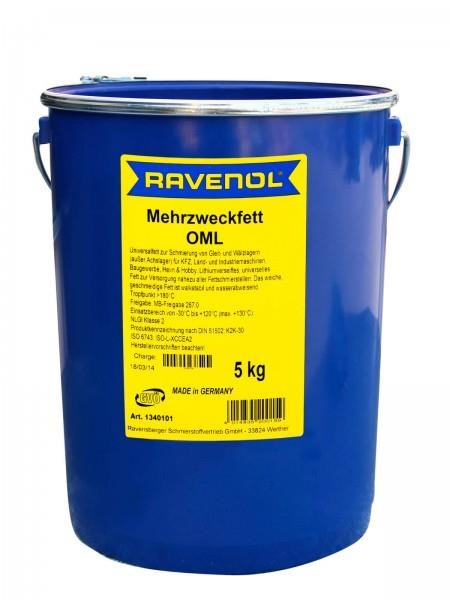 Ravenol 1340101-005-03-000 Мастило багатоцільове RAVENOL MEHRZWECKFETT OML, 5кг 134010100503000: Приваблива ціна - Купити у Польщі на 2407.PL!