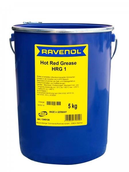 Ravenol 1340120-005-03-999 Red grease RAVENOL HOT RED GREASE HRG 1, 5kg 134012000503999: Buy near me in Poland at 2407.PL - Good price!