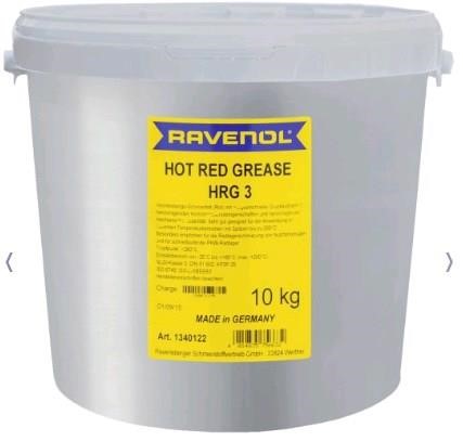Ravenol 1340122-010-03-999 Red grease RAVENOL HOT RED GREASE HRG 3, 10kg 134012201003999: Buy near me in Poland at 2407.PL - Good price!