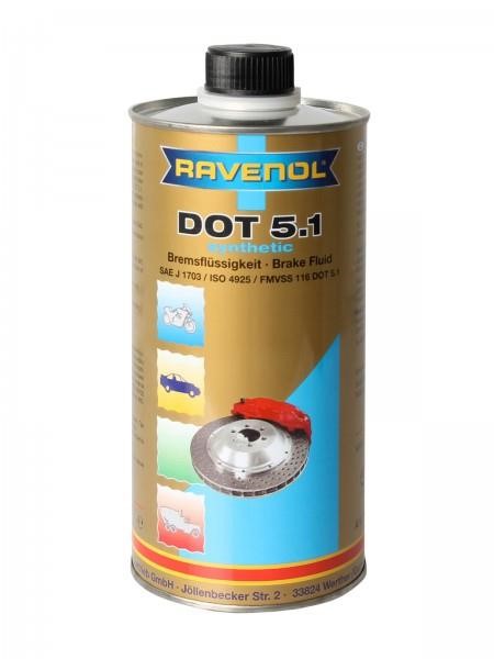 Ravenol 1350602-001-01-000 Тормозная жидкость RAVENOL DOT 5.1, 1л 135060200101000: Отличная цена - Купить в Польше на 2407.PL!