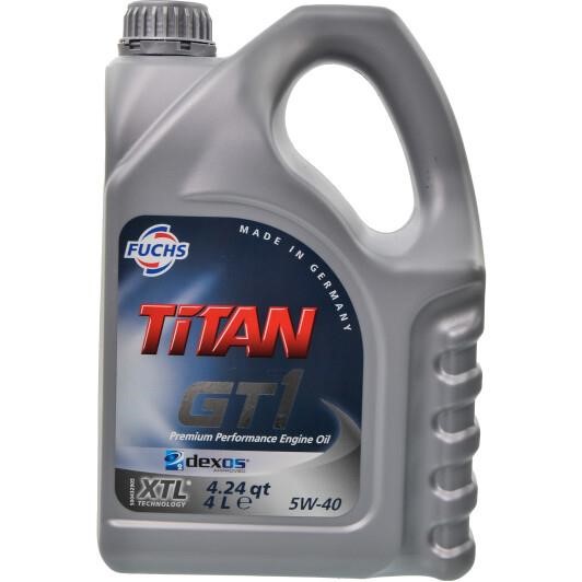 Fuchs 600756277 Engine oil Fuchs TITAN GT1 5W-40, 4L 600756277: Buy near me at 2407.PL in Poland at an Affordable price!