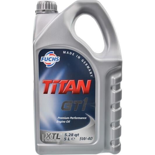 Fuchs 600756659 Engine oil Fuchs Titan GT1 5w-40, 5L 600756659: Buy near me at 2407.PL in Poland at an Affordable price!