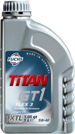 Fuchs 601873287 Моторное масло Fuchs TITAN GT1 FLEX 3 5W-40, 1л 601873287: Отличная цена - Купить в Польше на 2407.PL!