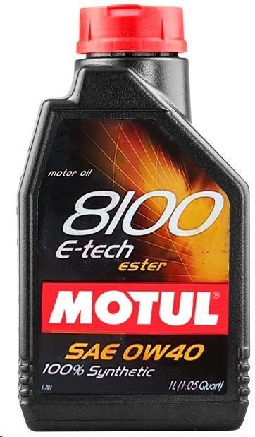 Motul 310001 Engine oil Motul 8100 ESTER E-TECH 0W-40, 1L 310001: Buy near me in Poland at 2407.PL - Good price!