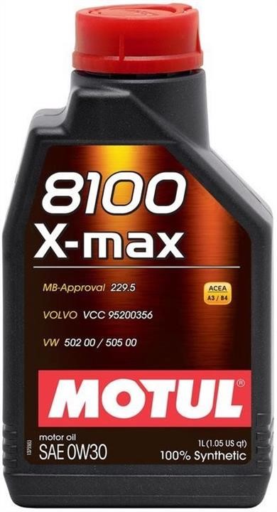 Motul 347201 Engine oil Motul 8100 X-MAX 0W-30, 1L 347201: Buy near me in Poland at 2407.PL - Good price!