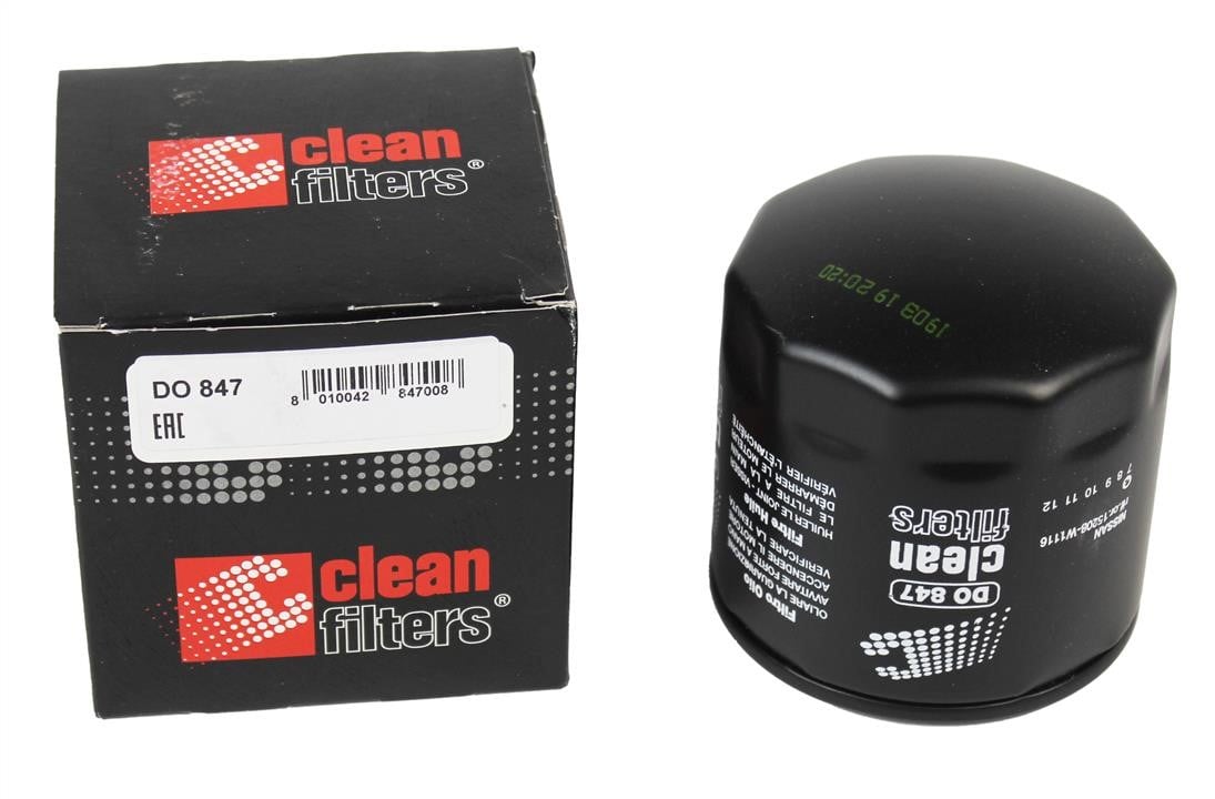 Clean filters DO 847 Oil Filter DO847: Buy near me in Poland at 2407.PL - Good price!