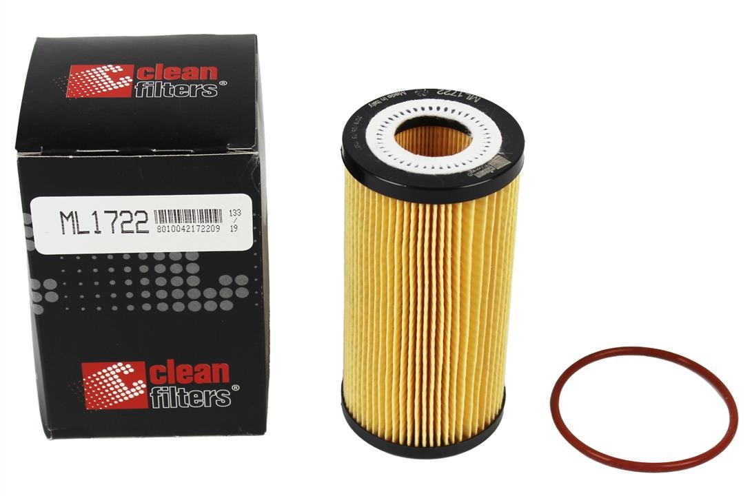 Clean filters ML1722 Масляный фильтр ML1722: Отличная цена - Купить в Польше на 2407.PL!