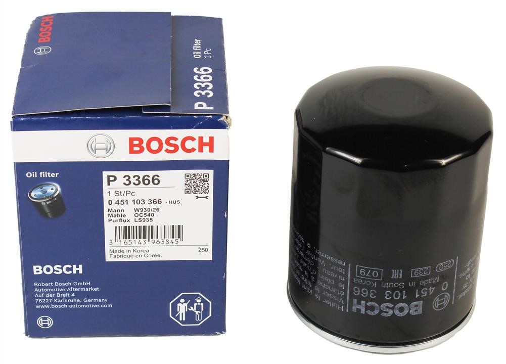Bosch Filtr oleju – cena 61 PLN