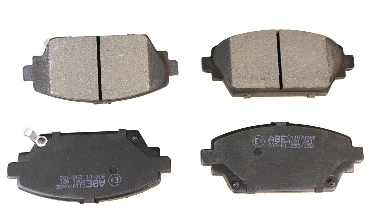ABE C11070ABE Front disc brake pads, set C11070ABE: Buy near me in Poland at 2407.PL - Good price!