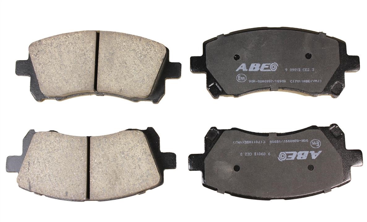ABE C17011ABE Front disc brake pads, set C17011ABE: Buy near me in Poland at 2407.PL - Good price!