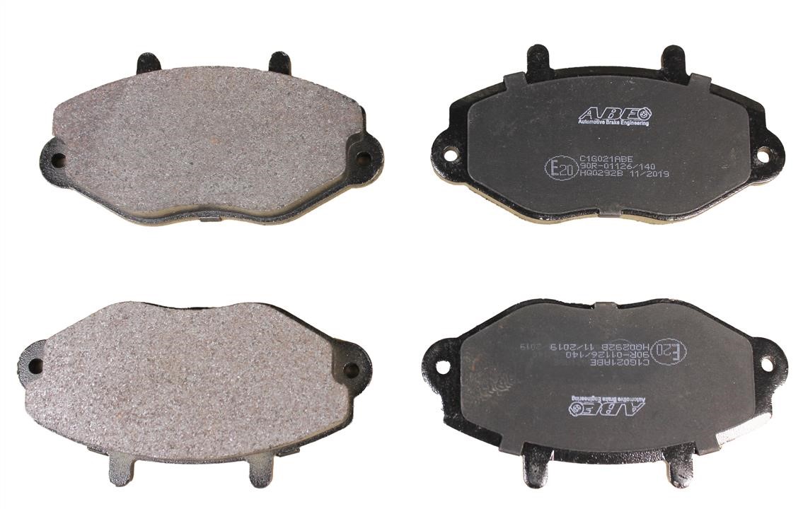 ABE C1G021ABE Front disc brake pads, set C1G021ABE: Buy near me in Poland at 2407.PL - Good price!