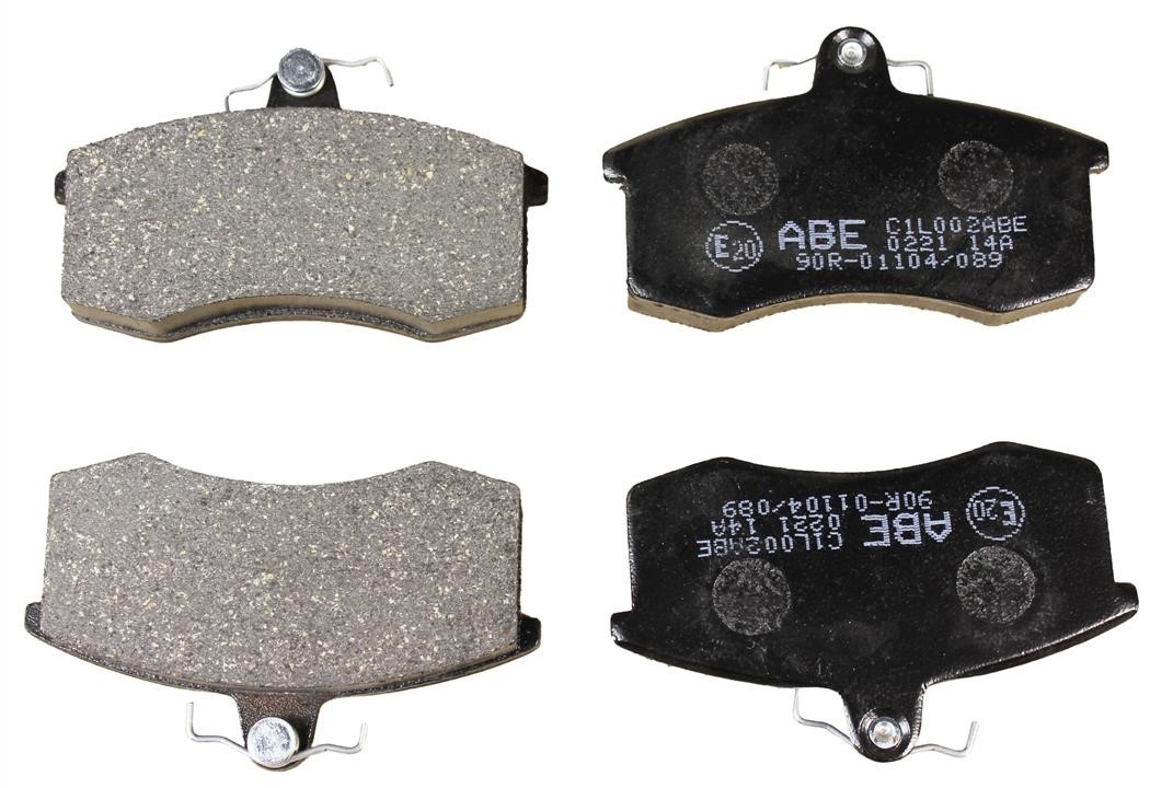 ABE C1L002ABE Front disc brake pads, set C1L002ABE: Buy near me in Poland at 2407.PL - Good price!