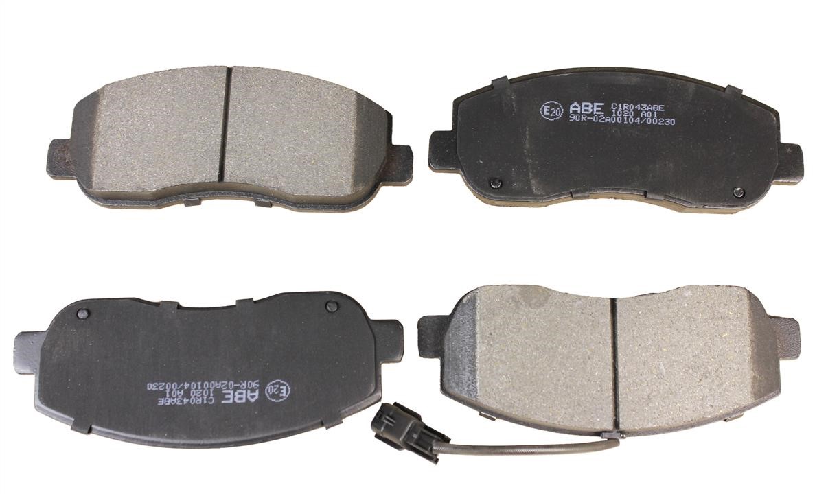 ABE C1R043ABE Front disc brake pads, set C1R043ABE: Buy near me in Poland at 2407.PL - Good price!