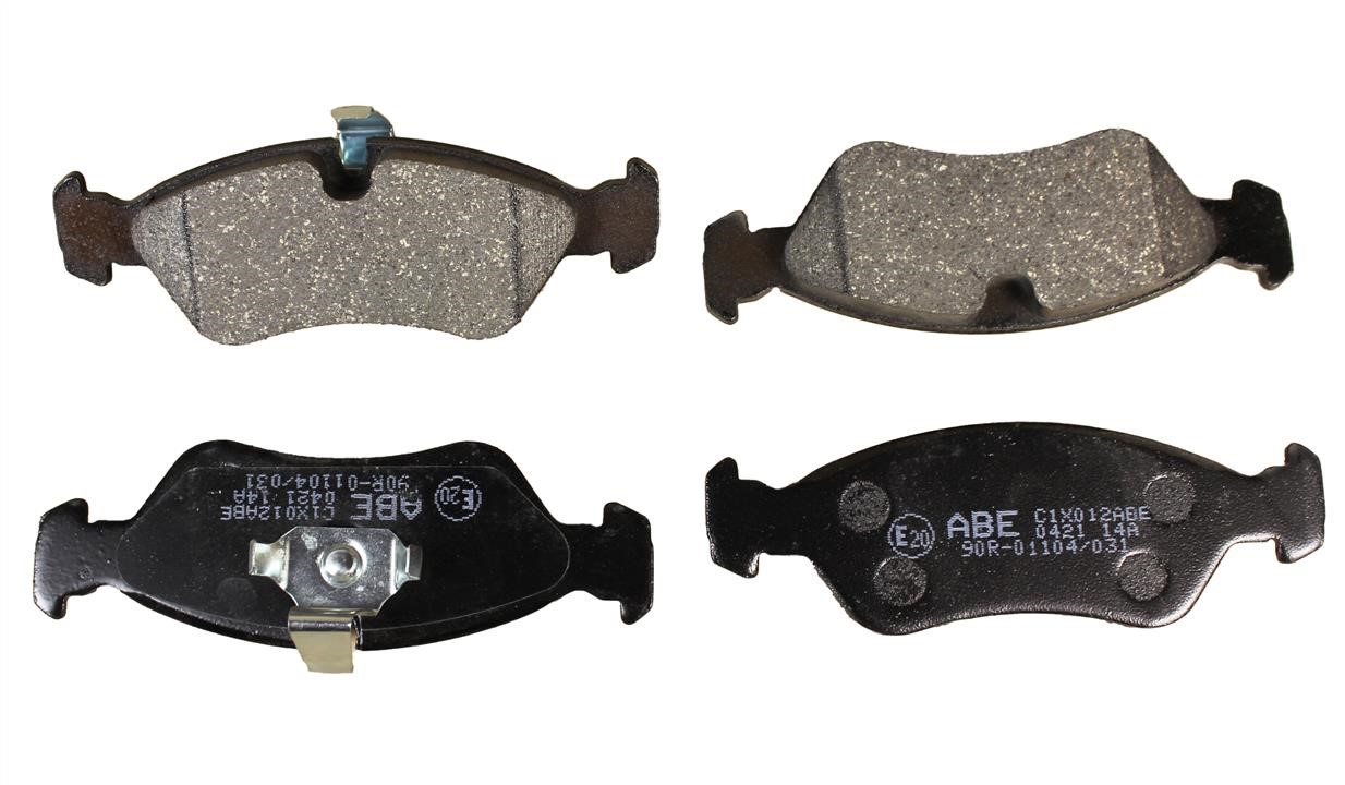 ABE C1X012ABE Front disc brake pads, set C1X012ABE: Buy near me in Poland at 2407.PL - Good price!