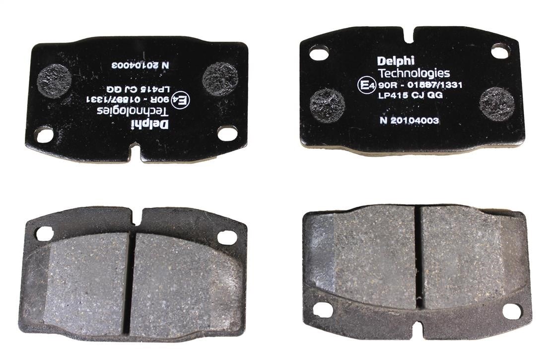 Delphi LP415 Brake Pad Set, disc brake LP415: Buy near me in Poland at 2407.PL - Good price!