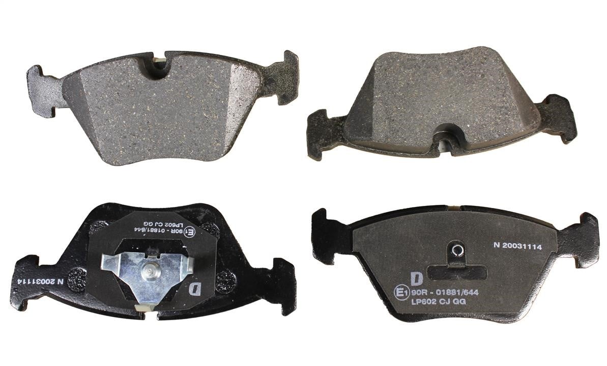 Delphi LP602 Brake Pad Set, disc brake LP602: Buy near me in Poland at 2407.PL - Good price!
