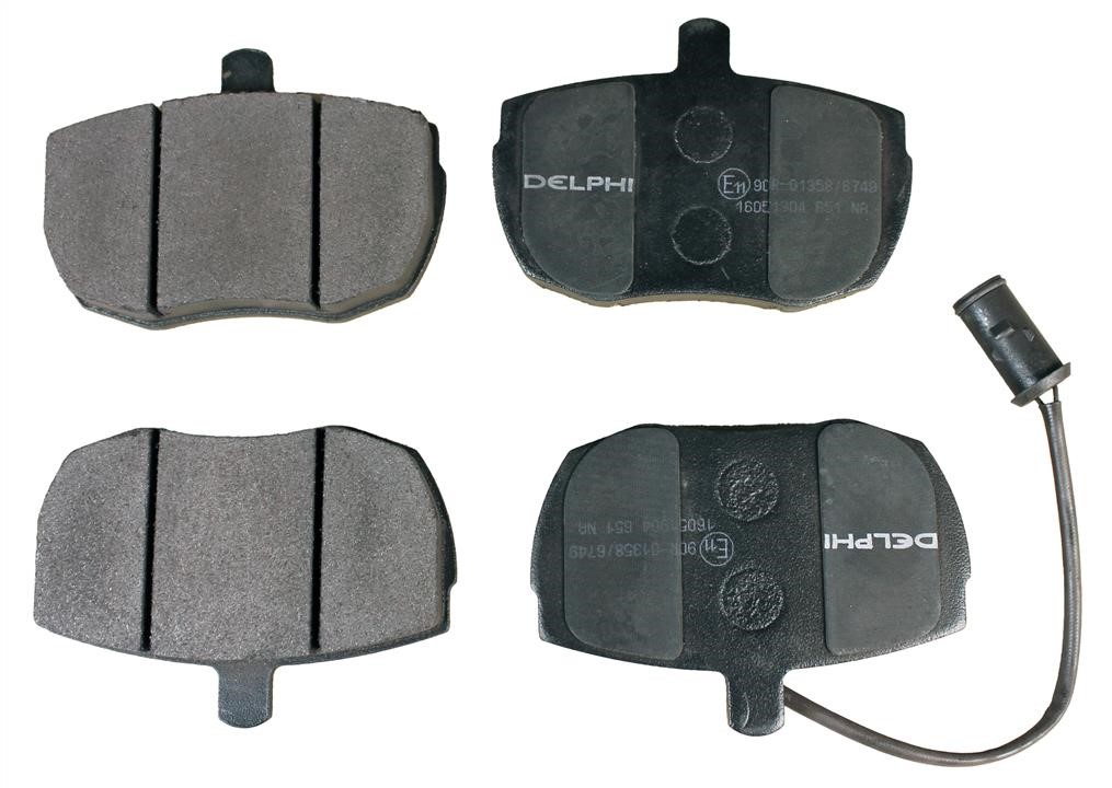 Delphi LP651 Brake Pad Set, disc brake LP651: Buy near me in Poland at 2407.PL - Good price!