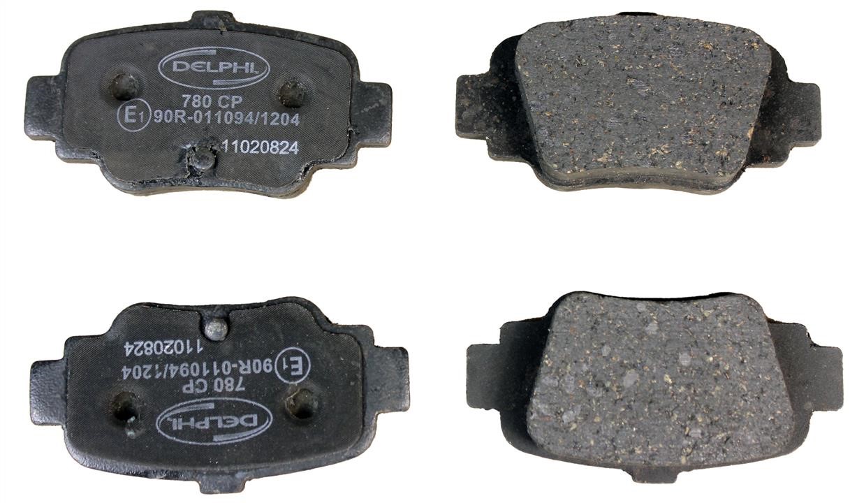 Delphi LP780 Brake Pad Set, disc brake LP780: Buy near me in Poland at 2407.PL - Good price!