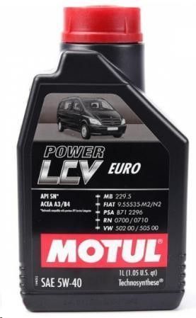 Motul 109900 Моторное масло Motul POWER LCV EURO 5W-40, 1л 109900: Купить в Польше - Отличная цена на 2407.PL!