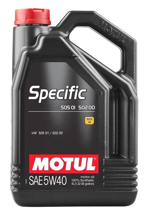 Motul 109706 Olej silnikowy Motul Specific 505.01 502.00 5W-40, 5L 109706: Dobra cena w Polsce na 2407.PL - Kup Teraz!