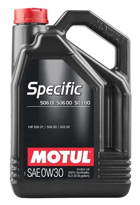 Motul 109684 Engine oil Motul Specific 506.01 506.00 503.00 0W-30, 5L 109684: Buy near me in Poland at 2407.PL - Good price!