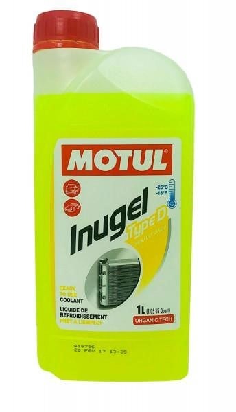 Motul 107786 Antifreeze Motul INUGEL TYPE D yellow -25C, 1L 107786: Buy near me in Poland at 2407.PL - Good price!